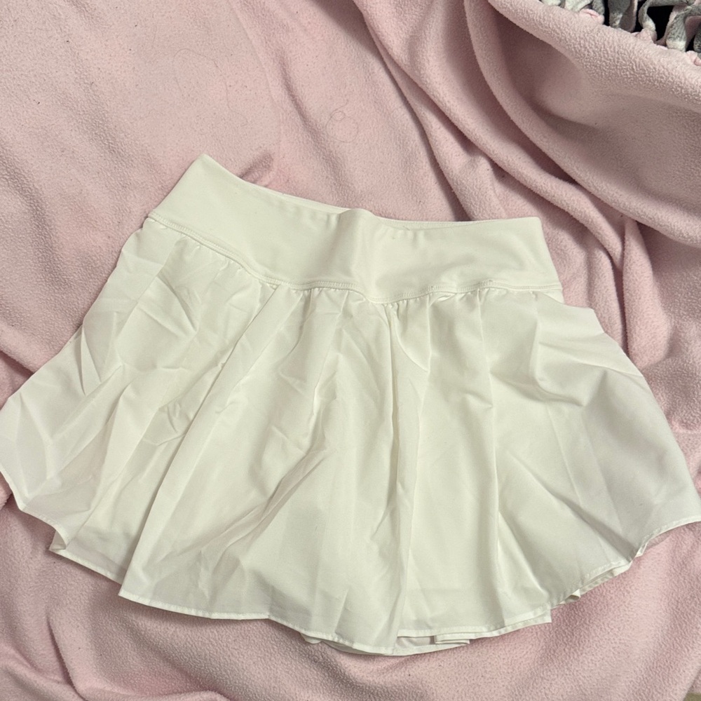 White Atheltic Skort